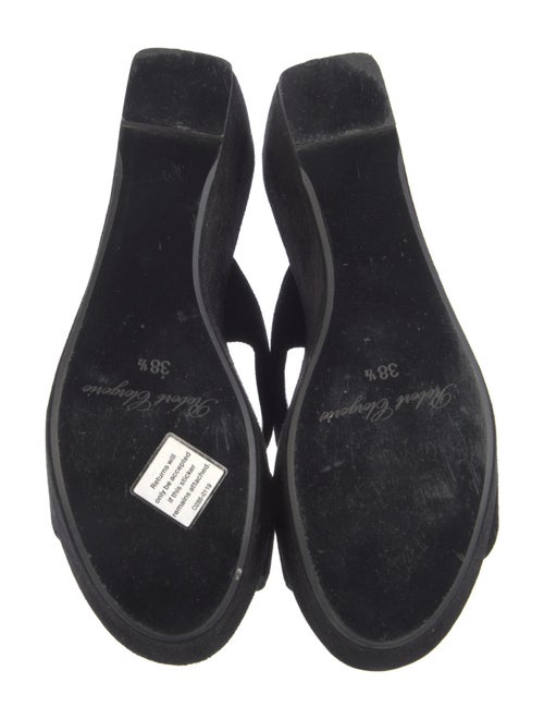 Robert Clergerie Suede Slides