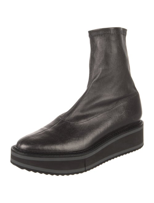 Robert Clergerie Leather Sock Boots