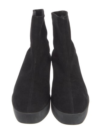 Robert Clergerie Suede Sock Boots