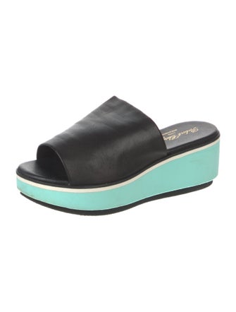 Robert Clergerie Leather Slides