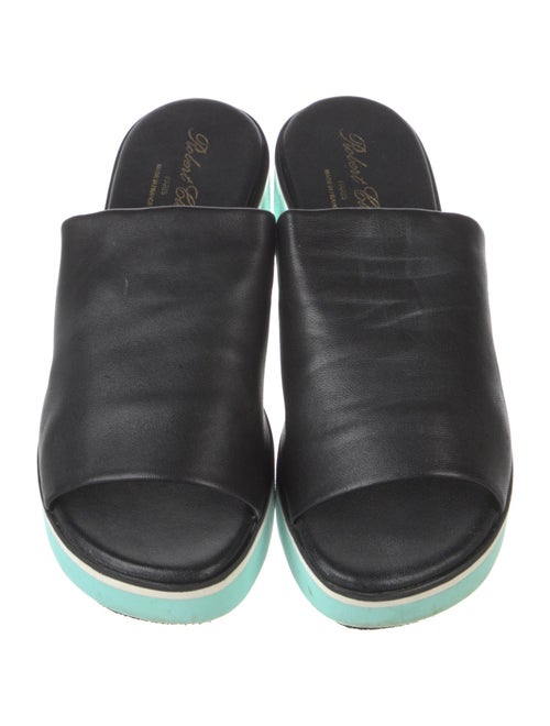 Robert Clergerie Leather Slides