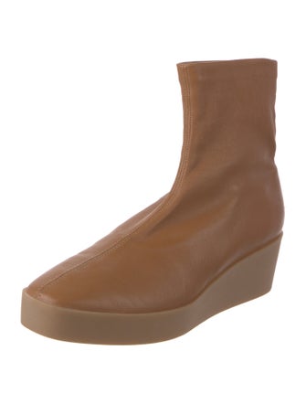 Robert Clergerie Leather Sock Boots