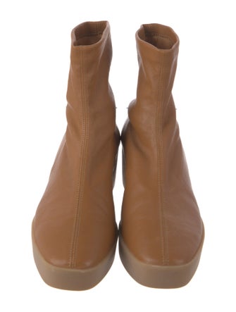 Robert Clergerie Leather Sock Boots