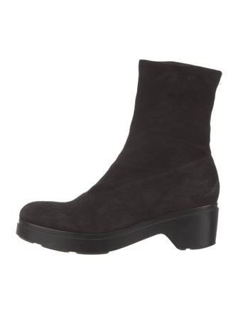 Robert Clergerie Suede Sock Boots