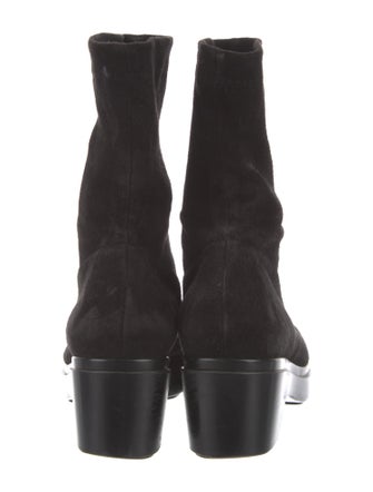 Robert Clergerie Suede Sock Boots