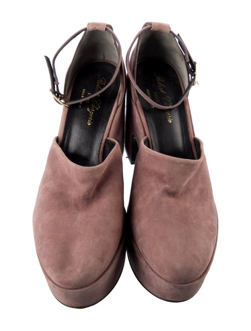 Robert Clergerie Suede D'Orsay Pumps