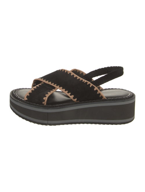 Robert Clergerie Suede Slingback Sandals