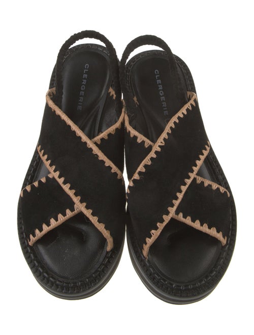 Robert Clergerie Suede Slingback Sandals