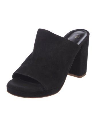 Robert Clergerie Suede Slides