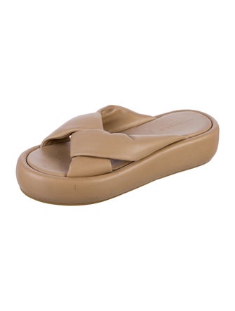 Robert Clergerie Leather Slides