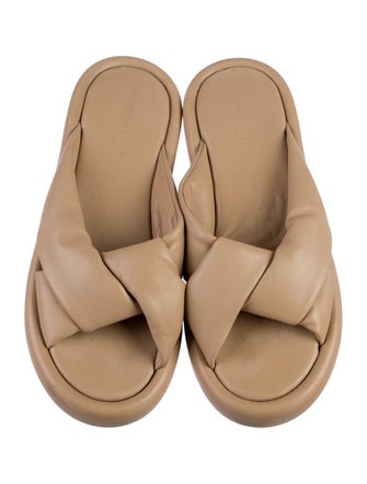 Robert Clergerie Leather Slides