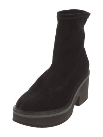 Robert Clergerie Suede Sock Boots