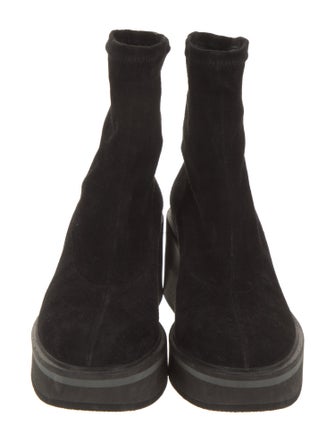 Robert Clergerie Suede Sock Boots