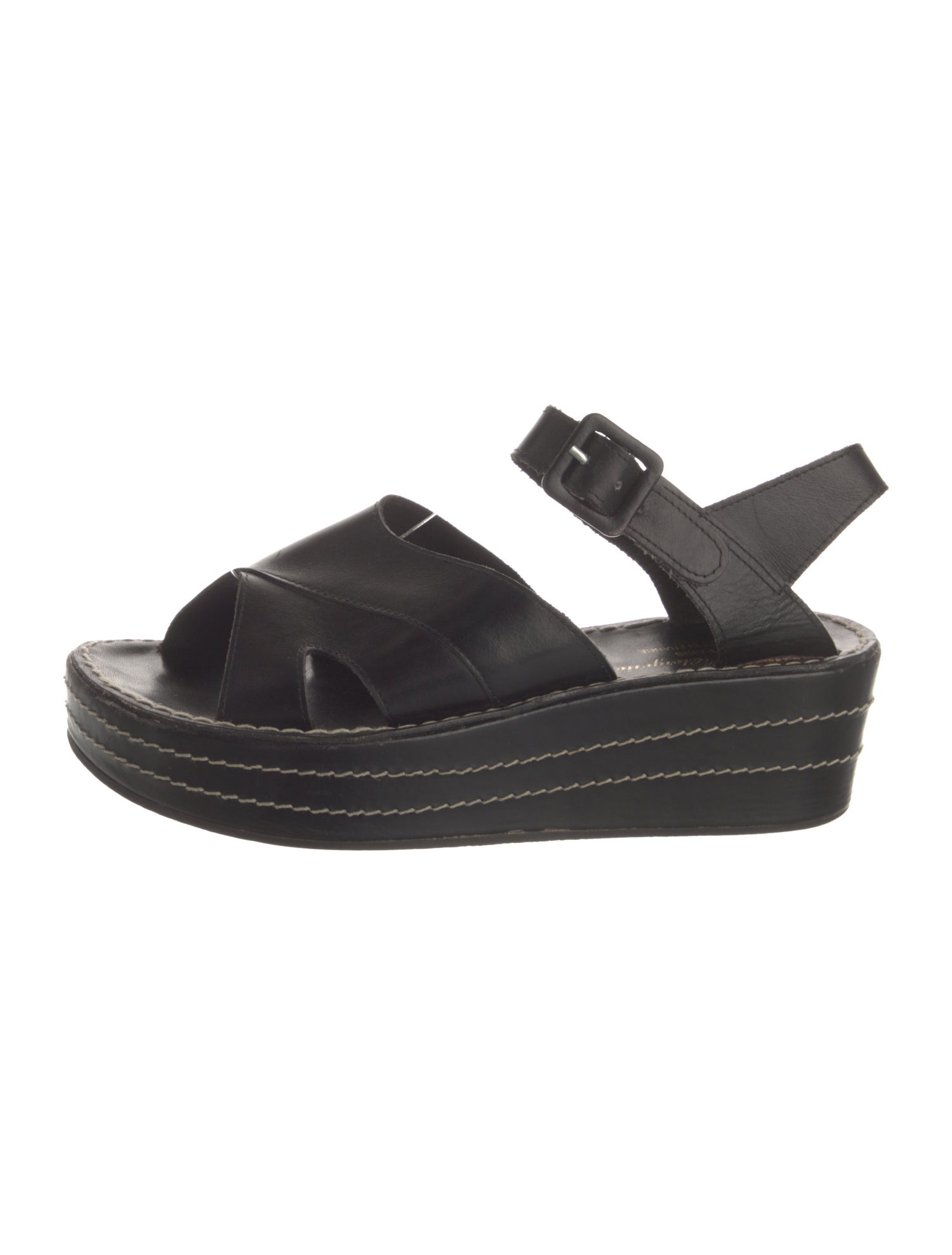 Robert Clergerie Leather Slingback Sandals