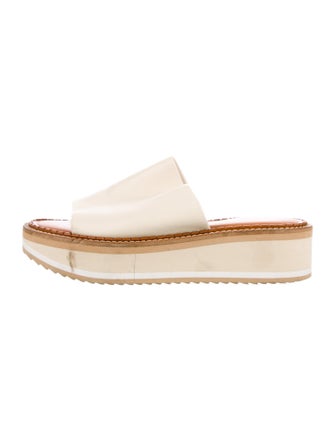 Robert Clergerie Leather Slides