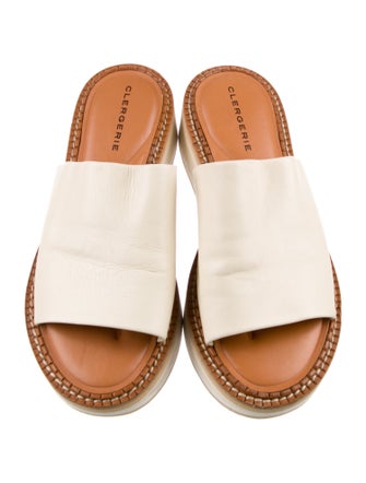 Robert Clergerie Leather Slides