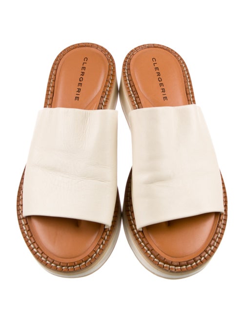 Robert Clergerie Leather Slides