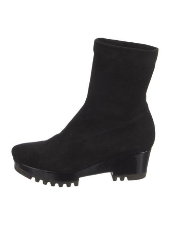 Robert Clergerie Suede Sock Boots