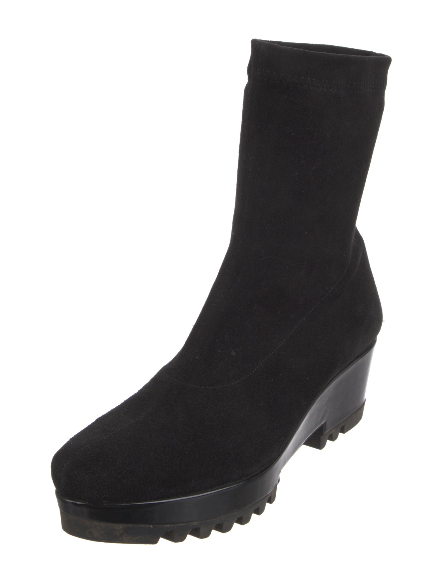 Robert Clergerie Suede Sock Boots