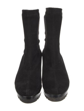 Robert Clergerie Suede Sock Boots