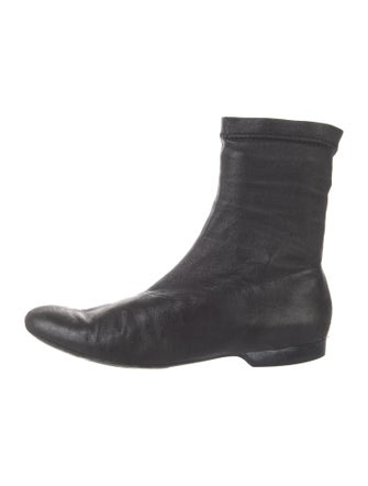 Robert Clergerie Leather Sock Boots