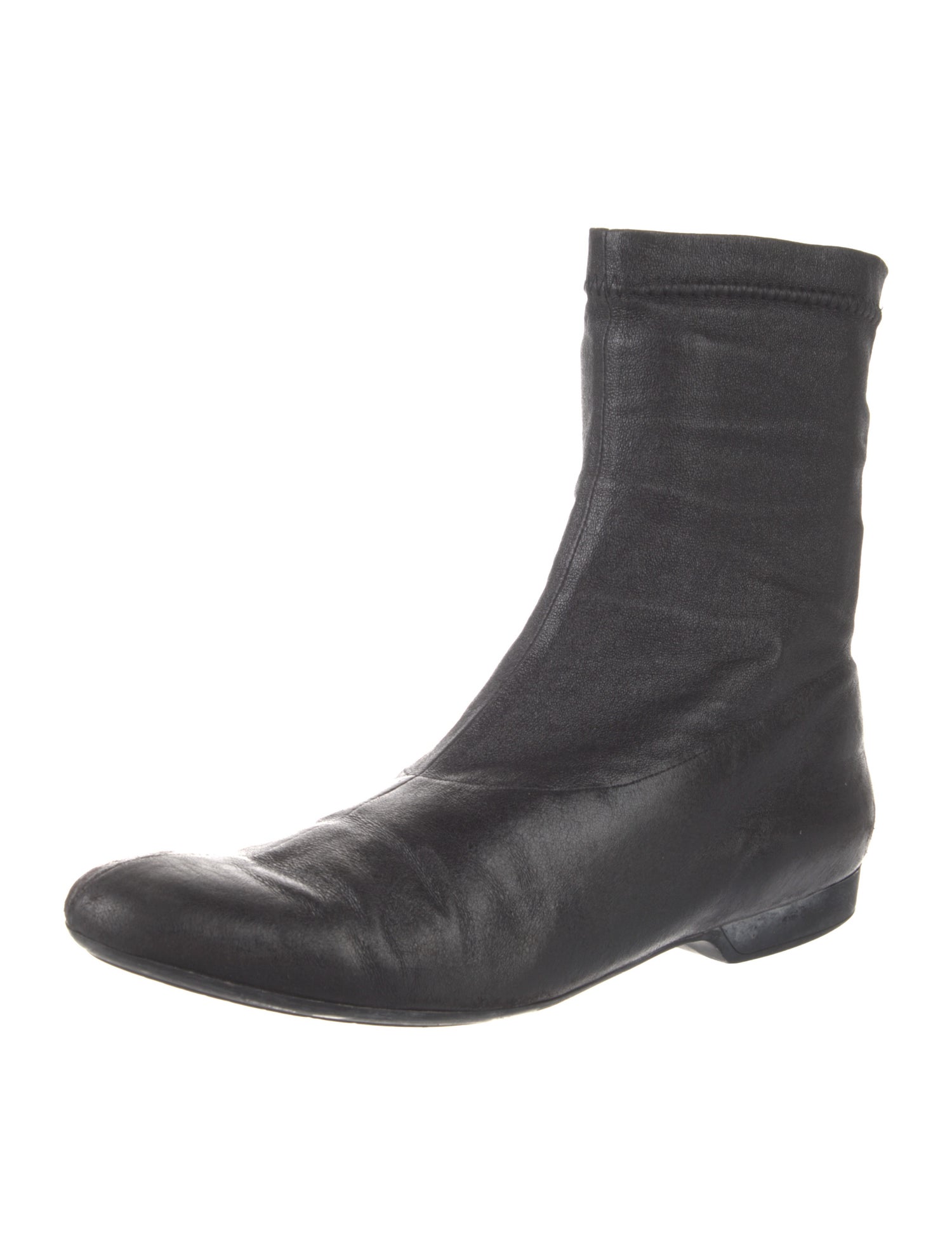 Robert Clergerie Leather Sock Boots