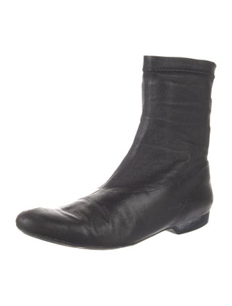 Robert Clergerie Leather Sock Boots