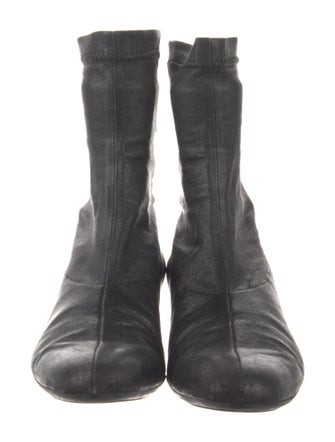 Robert Clergerie Leather Sock Boots