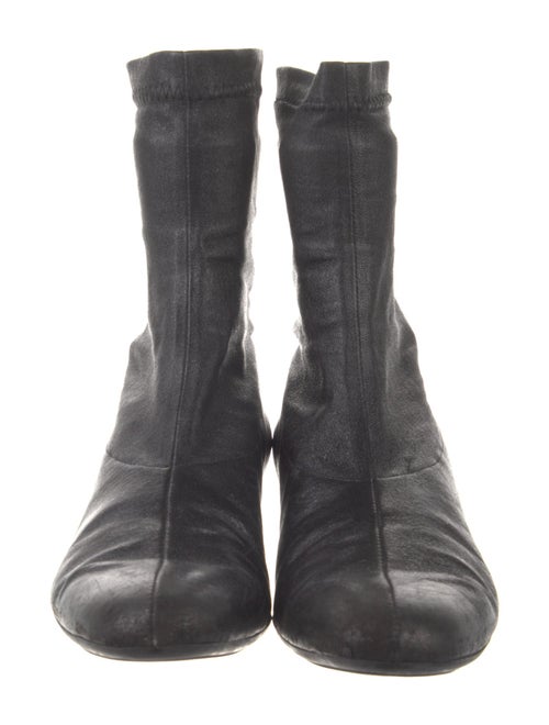 Robert Clergerie Leather Sock Boots