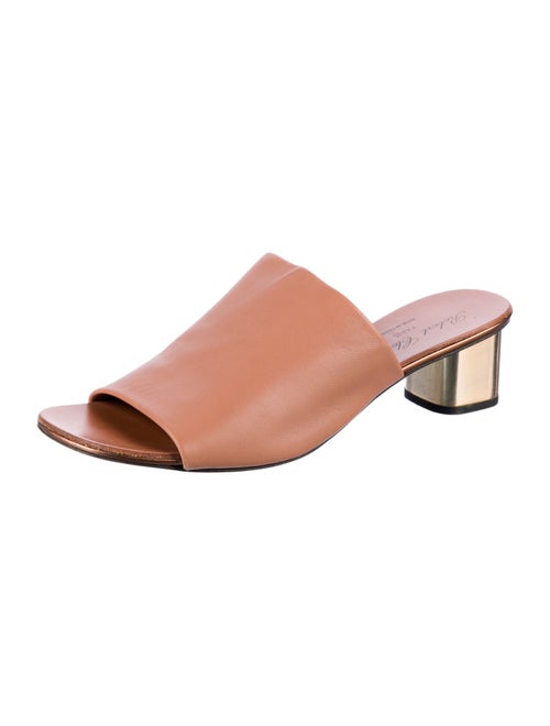 Robert Clergerie Leather Slides