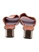 Robert Clergerie Leather Slides