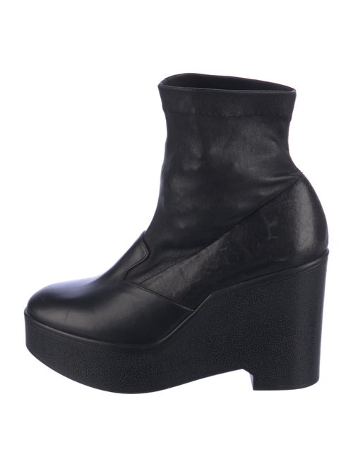 Robert Clergerie Leather Sock Boots