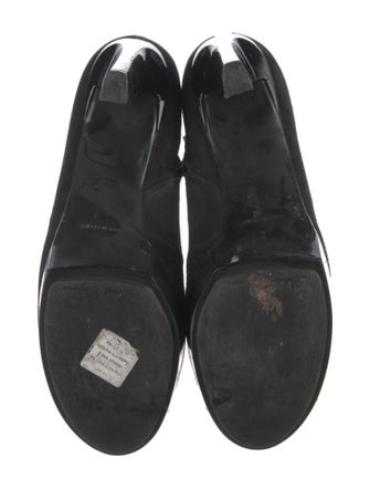 Robert Clergerie Suede Cutout Accent Boots