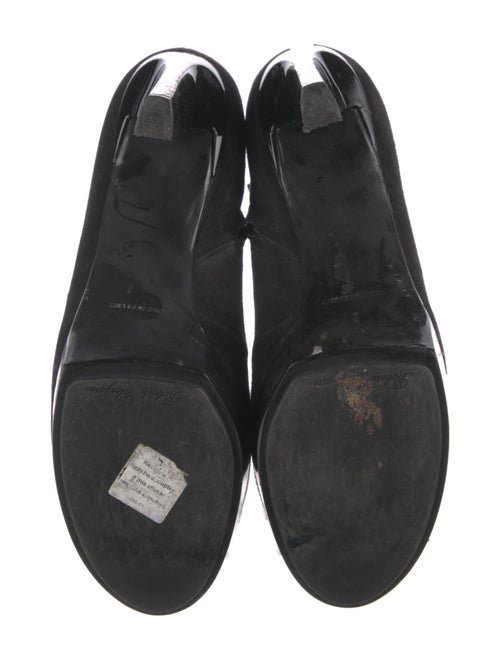 Robert Clergerie Suede Cutout Accent Boots