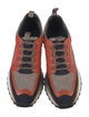 Robert Clergerie Suede Printed Athletic Sneakers