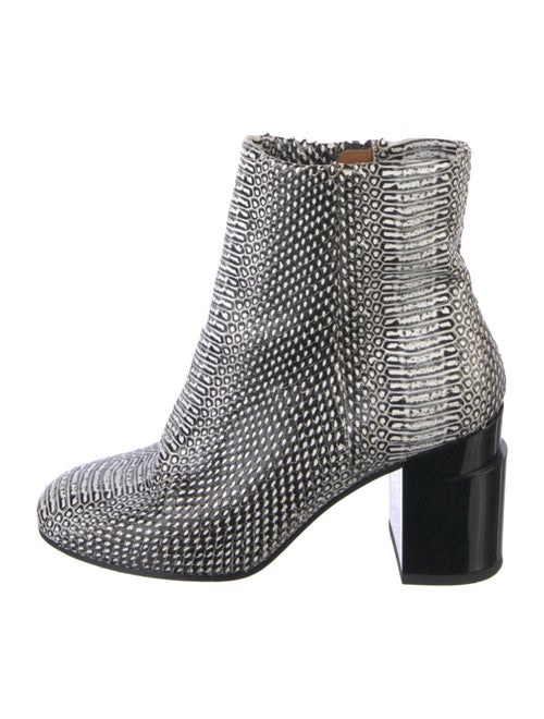 Robert Clergerie Snakeskin Animal Print Boots