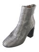 Robert Clergerie Snakeskin Animal Print Boots