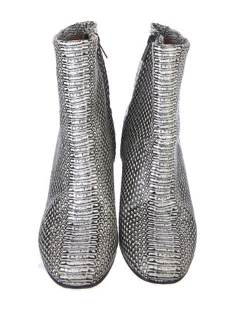 Robert Clergerie Snakeskin Animal Print Boots