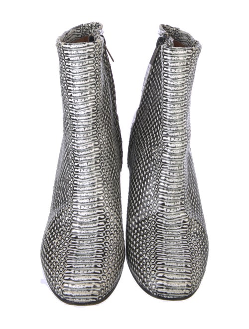Robert Clergerie Snakeskin Animal Print Boots