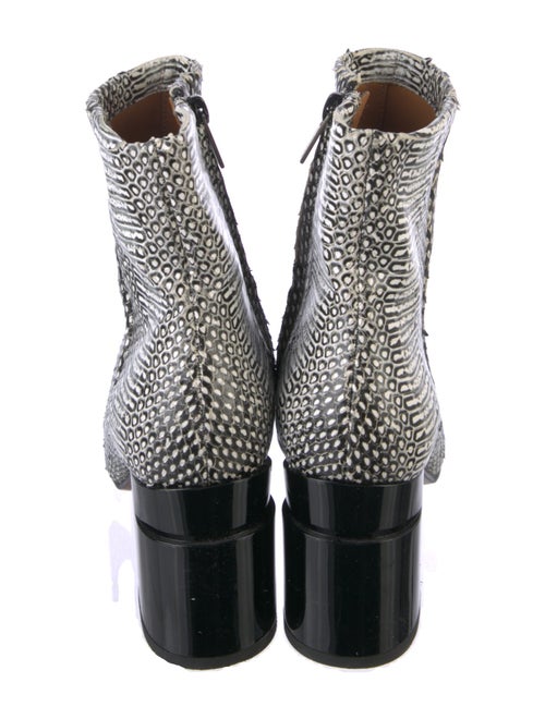 Robert Clergerie Snakeskin Animal Print Boots