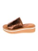 Robert Clergerie Leather Slides
