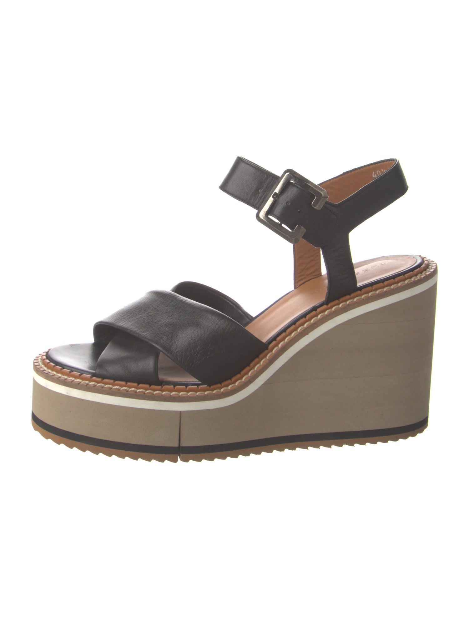 Robert Clergerie Leather Slingback Sandals