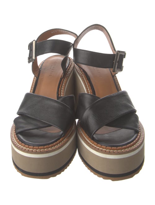 Robert Clergerie Leather Slingback Sandals