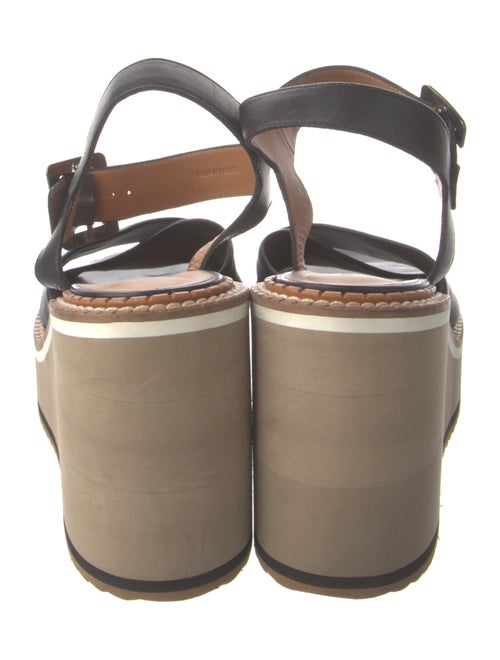 Robert Clergerie Leather Slingback Sandals