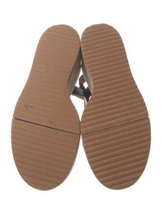 Robert Clergerie Leather Slingback Sandals