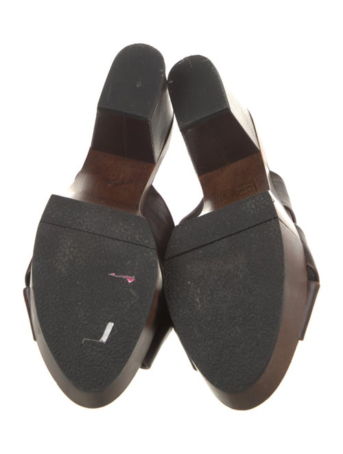 Robert Clergerie Leather Slides