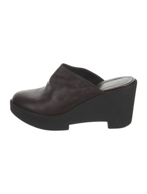 Robert Clergerie Leather Mules