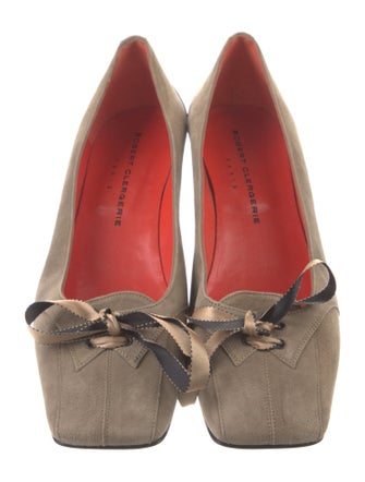 Robert Clergerie Suede Flats