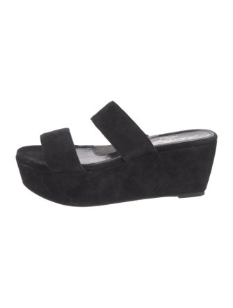 Robert Clergerie Suede Slides