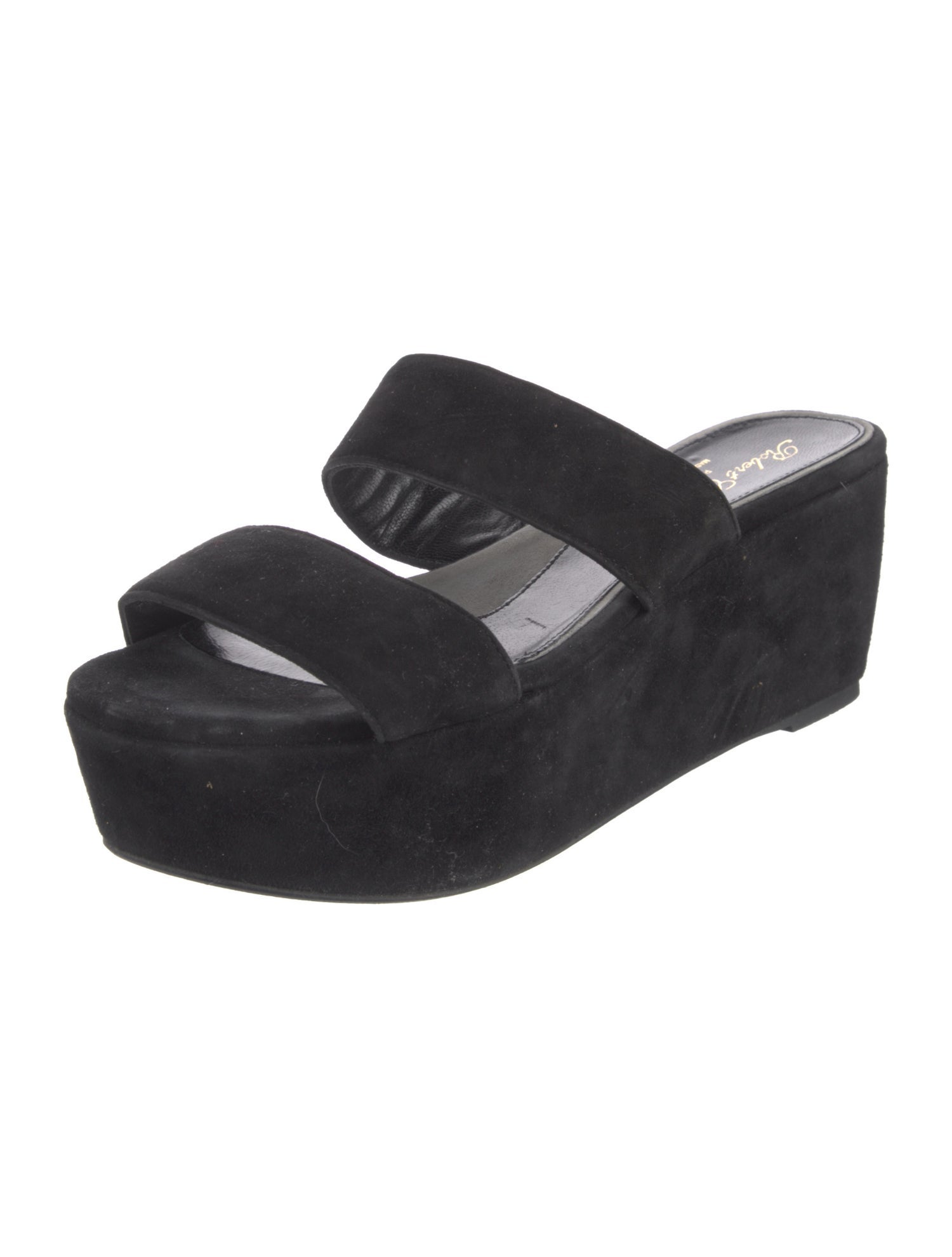 Robert Clergerie Suede Slides